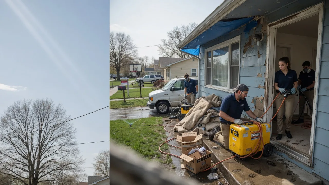 Basement Flood Cleanup in Armington, IL near me